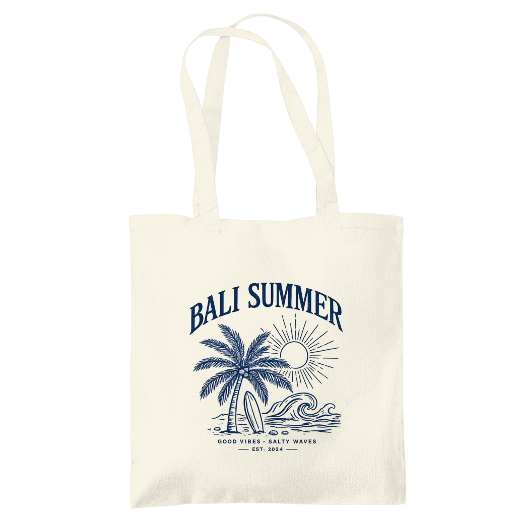 Tote Bag - Bali summer blue