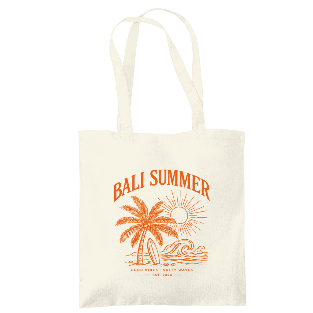 Tote Bag - Bali summer orange