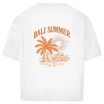 Oversize T-Shirt Bali summer orange