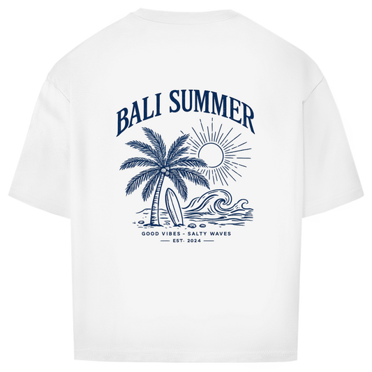 Oversize T-Shirt Bali summer blue