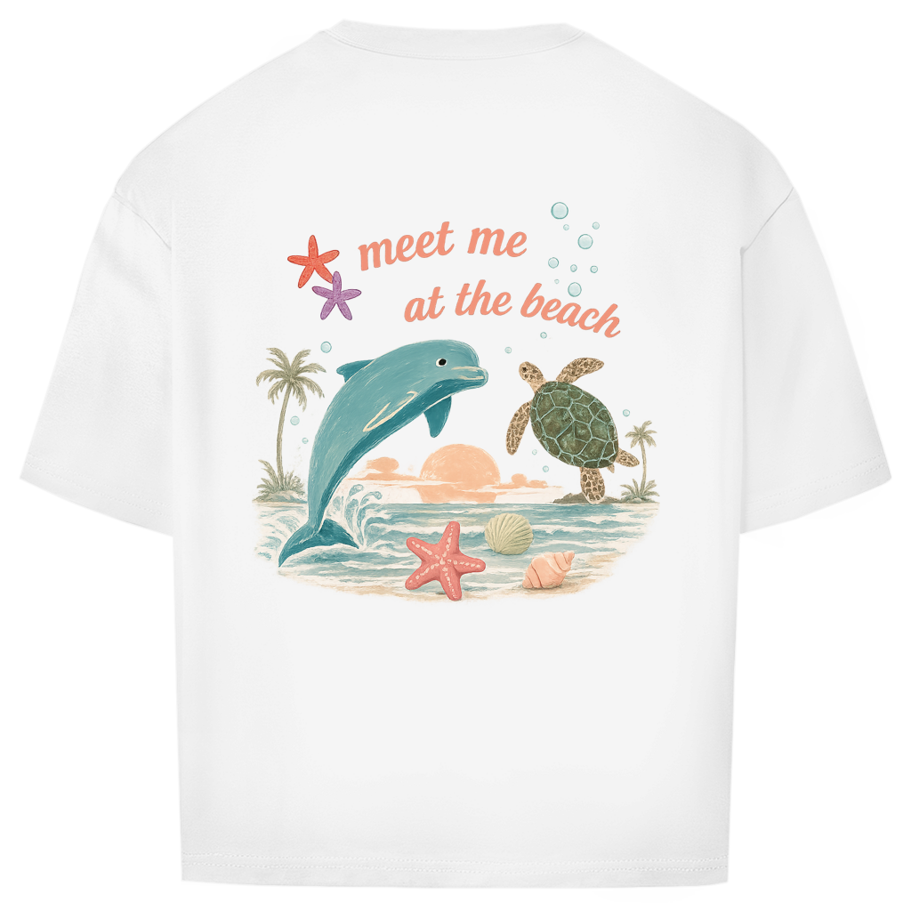 Oversize T-Shirt - Meet me at the beach