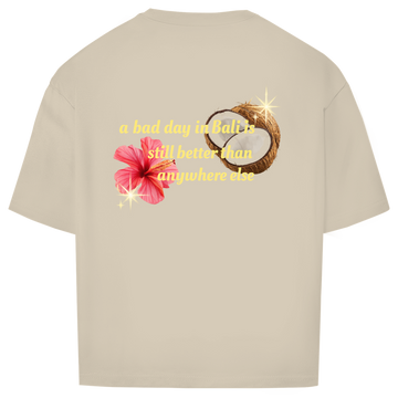 Oversize T-Shirt Bali summer orange