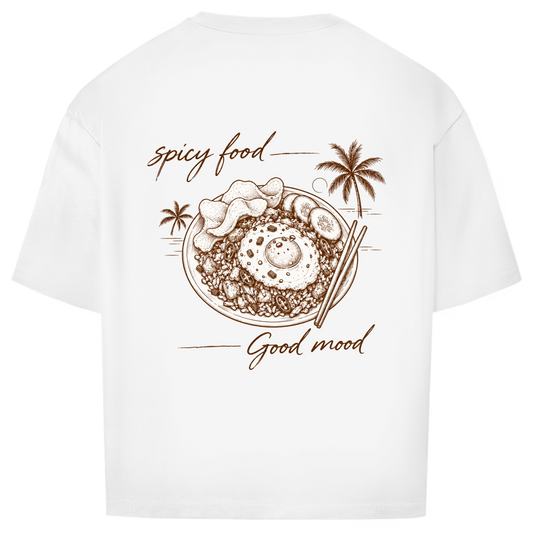 Oversize T-Shirt spicy food - Good mood