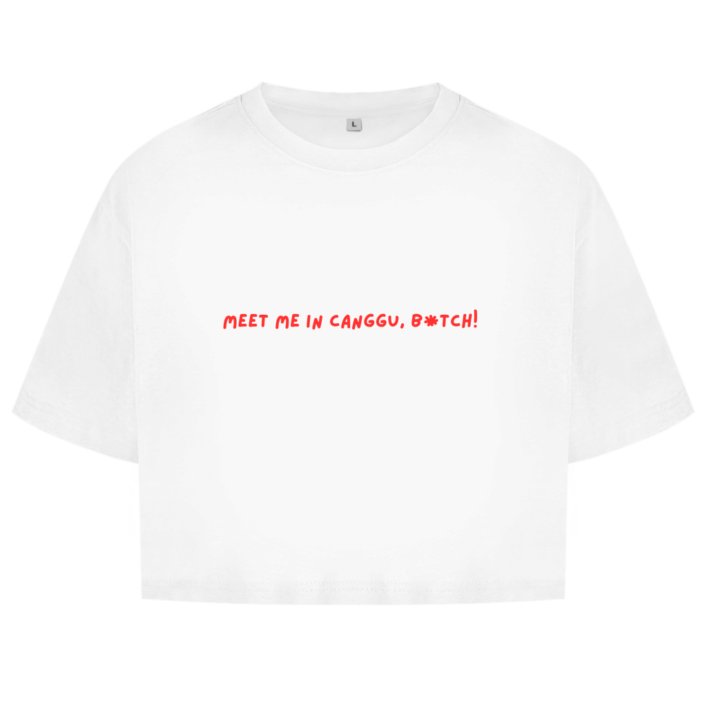 MEET ME IN CANGGU - OVERSIZE CROP TOP