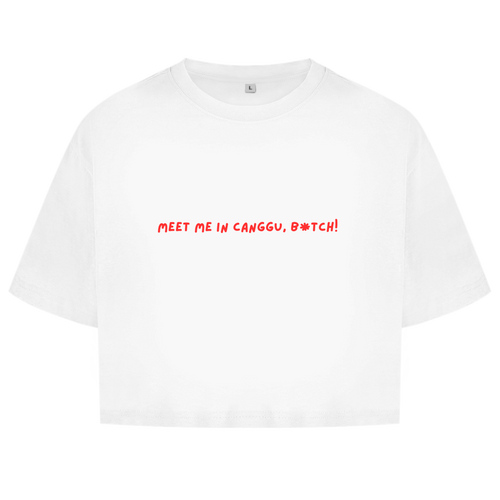MEET ME IN CANGGU - OVERSIZE CROP TOP