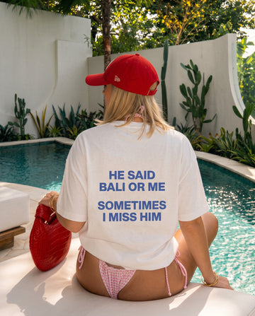 Sometimes i miss him - Oversized Tee
