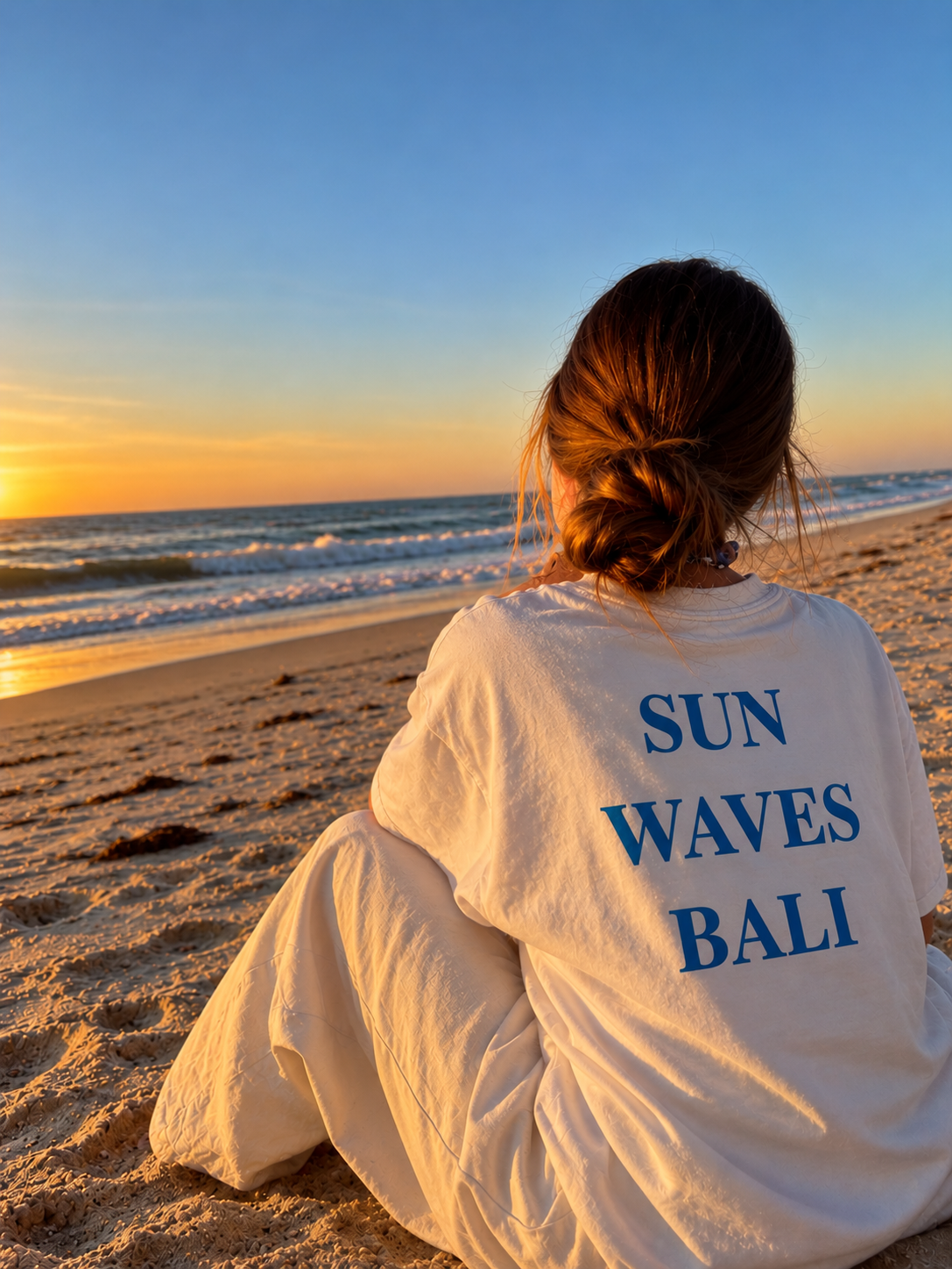 Oversize T-Shirt SUN WAVES BALI