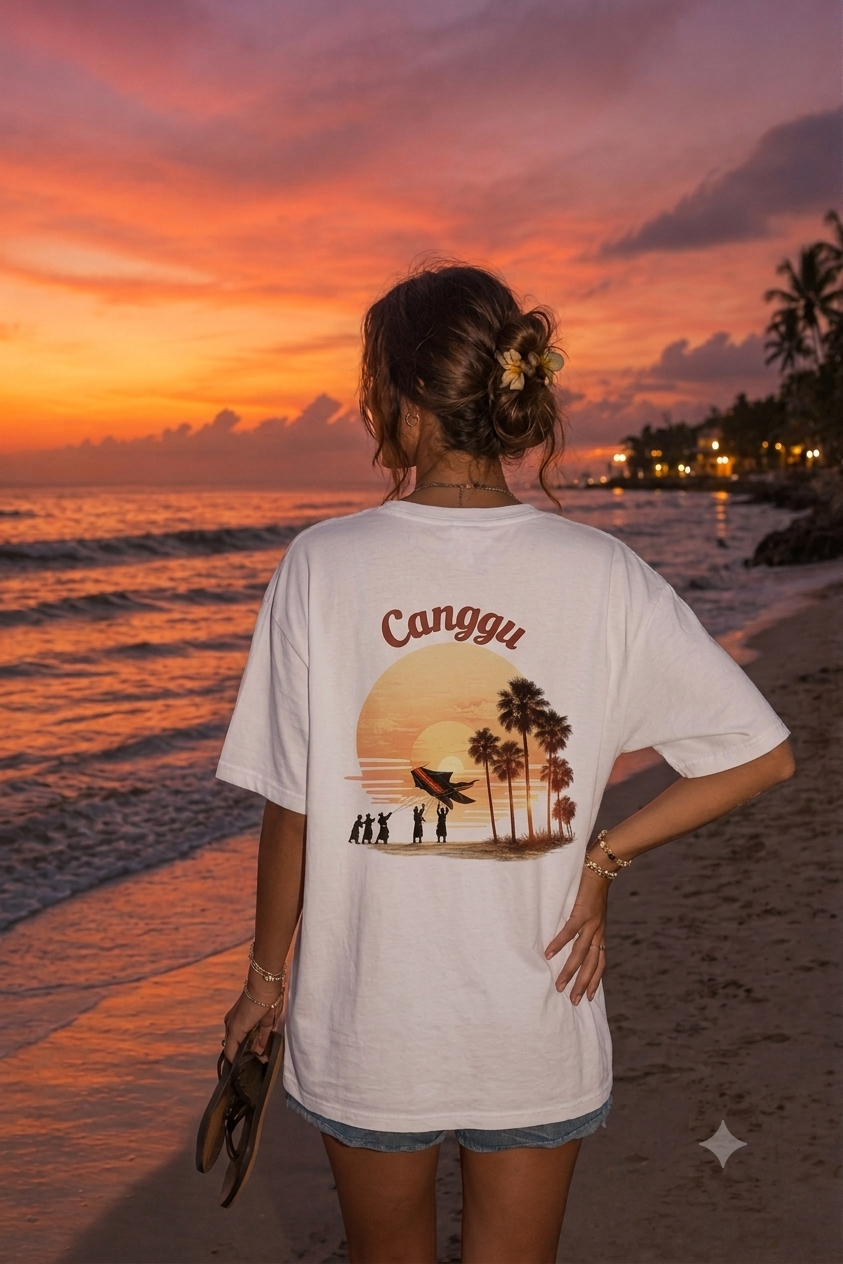 Oversize T-Shirt - Bali Sunset